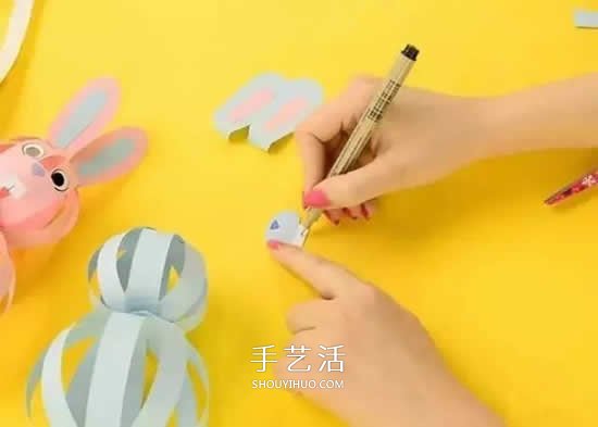 幼兒園彩色卡紙手工制作 簡單DIY可愛小動物 -  itrip.net.cn