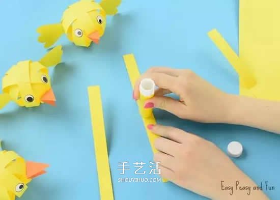 幼兒園彩色卡紙手工制作 簡單DIY可愛小動物 -  itrip.net.cn