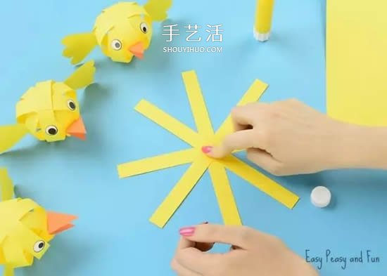 幼兒園彩色卡紙手工制作 簡單DIY可愛小動物 -  itrip.net.cn