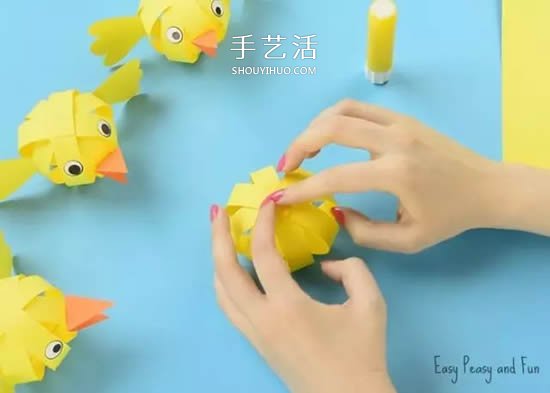 幼兒園彩色卡紙手工制作 簡單DIY可愛小動物 -  itrip.net.cn