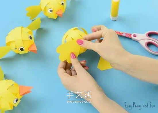 幼兒園彩色卡紙手工制作 簡單DIY可愛小動物 -  itrip.net.cn