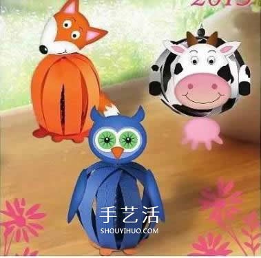 幼兒園彩色卡紙手工制作 簡單DIY可愛小動物 -  itrip.net.cn