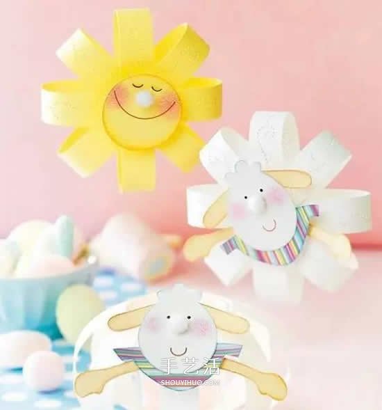 幼兒園彩色卡紙手工制作 簡單DIY可愛小動物 -  itrip.net.cn