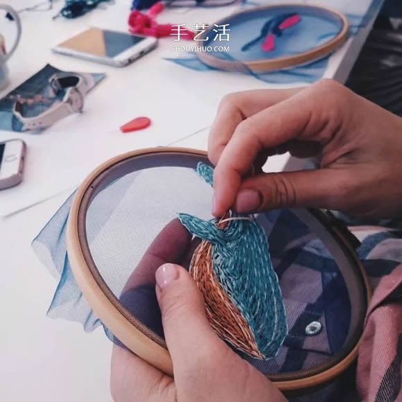 在薄紗上刺繡 讓衣服仿佛活過來了一樣精彩！ -  itrip.net.cn