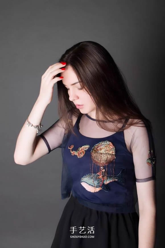 在薄紗上刺繡 讓衣服仿佛活過來了一樣精彩！ -  itrip.net.cn