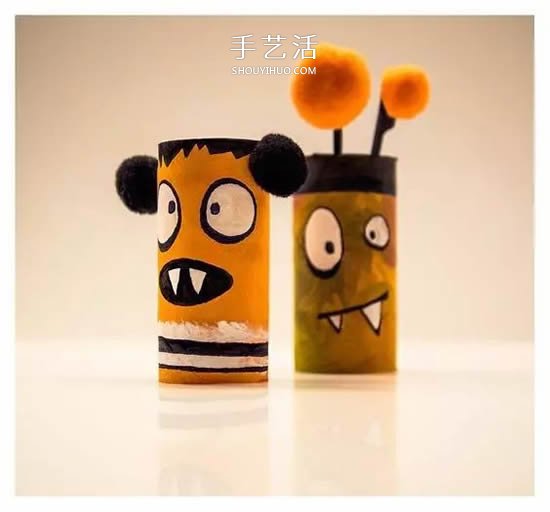 簡單幼兒環(huán)保小制作 衛(wèi)生紙卷芯廢物利用大全 -  itrip.net.cn