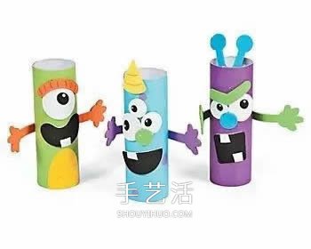 簡單幼兒環(huán)保小制作 衛(wèi)生紙卷芯廢物利用大全 -  itrip.net.cn
