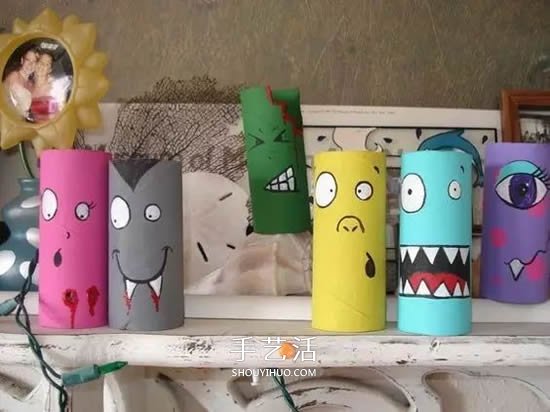 簡單幼兒環(huán)保小制作 衛(wèi)生紙卷芯廢物利用大全 -  itrip.net.cn