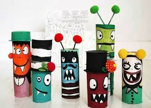 簡單幼兒環(huán)保小制作 衛(wèi)生紙卷芯廢物利用大全 -  itrip.net.cn
