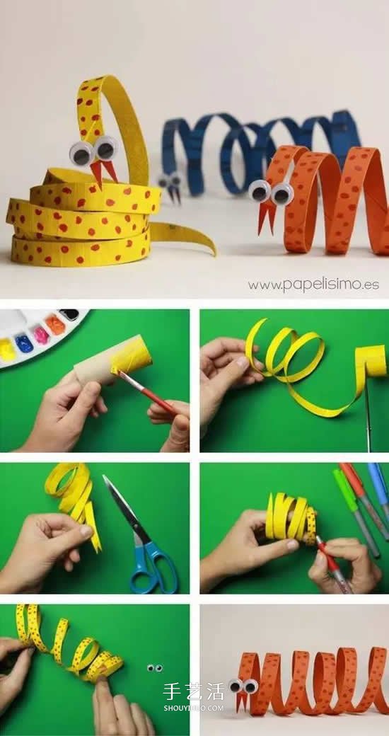 簡單幼兒環(huán)保小制作 衛(wèi)生紙卷芯廢物利用大全 -  itrip.net.cn
