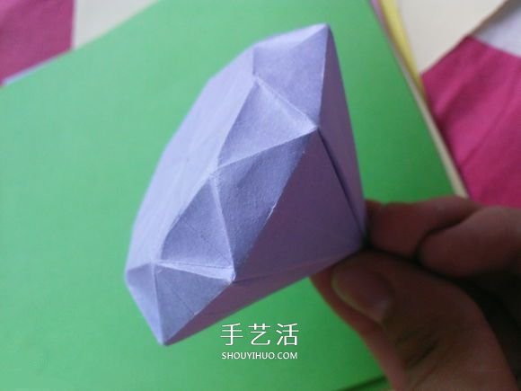 怎么折紙立體鉆石圖解 折一個超大的送女友吧 -  itrip.net.cn