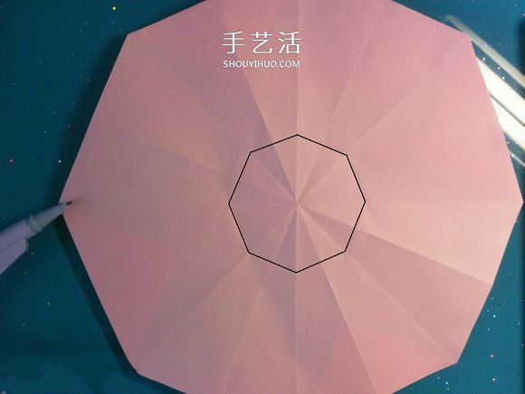怎么折紙立體鉆石圖解 折一個超大的送女友吧 -  itrip.net.cn