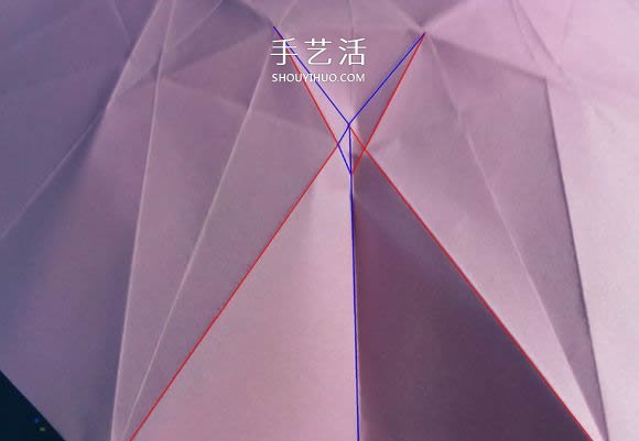 怎么折紙立體鉆石圖解 折一個超大的送女友吧 -  itrip.net.cn