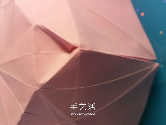 怎么折紙立體鉆石圖解 折一個超大的送女友吧 -  itrip.net.cn