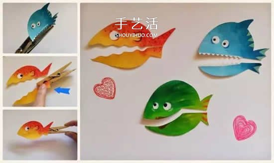 夾子手工創(chuàng)意做法圖片大全 不僅是做成小動物 -  itrip.net.cn