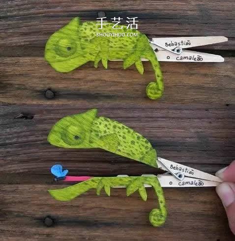 夾子手工創(chuàng)意做法圖片大全 不僅是做成小動物 -  itrip.net.cn