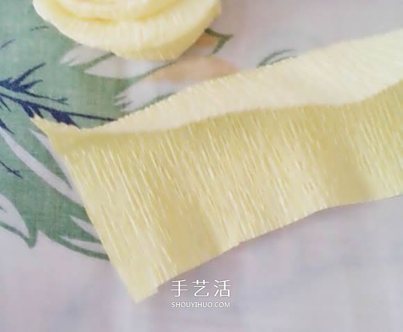 超像蛋糕的花朵！皺紋紙手工制作蛋糕花圖解 -  itrip.net.cn