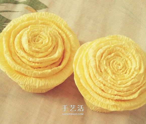 超像蛋糕的花朵！皺紋紙手工制作蛋糕花圖解 -  itrip.net.cn