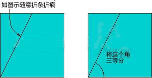 折紙中如何把角三等分 三等分角的方法圖解 -  itrip.net.cn