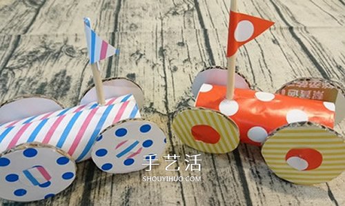 自制橡皮筋回力車(chē)教程 橡皮筋動(dòng)力小車(chē)制作圖 -  itrip.net.cn