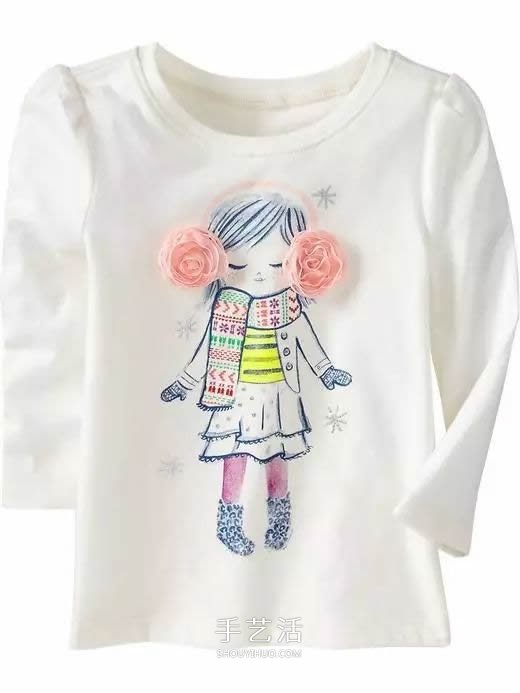 媽媽在女兒衣服上的創(chuàng)意畫 小伙伴們都羨慕！ -  itrip.net.cn