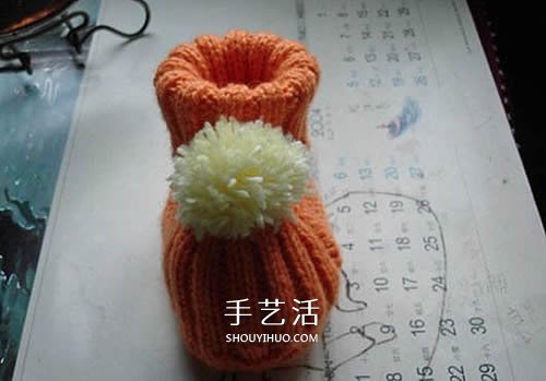 寶寶保暖鞋子的編織方法 可愛嬰兒鞋編法圖解 -  itrip.net.cn