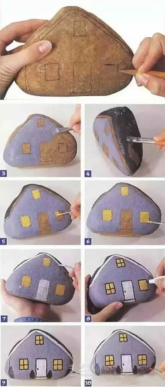 創(chuàng)意超棒的兒童石頭畫(huà)作品 每一個(gè)都好想學(xué)！ -  itrip.net.cn