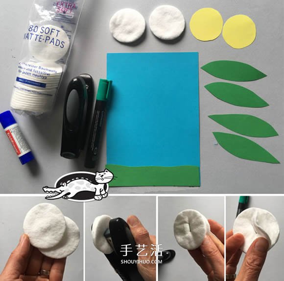 自制蒲公英卡片的方法 用卡紙做立體賀卡教程 -  itrip.net.cn