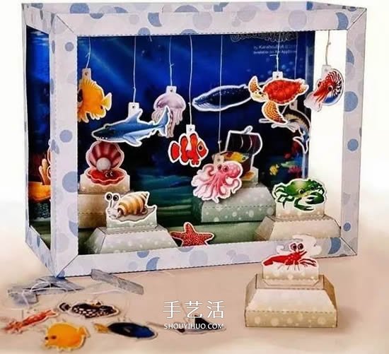 自制玩具水族箱的方法 兒童手工做魚(yú)缸的教程 -  itrip.net.cn
