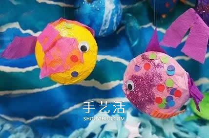 自制玩具水族箱的方法 兒童手工做魚(yú)缸的教程 -  itrip.net.cn