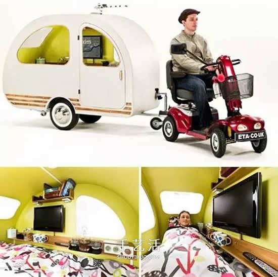 驚倒一片！開不起汽車房車 還有自行車房車！  -  itrip.net.cn