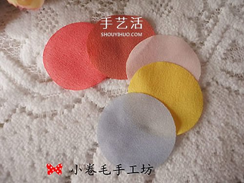 雪紡布手工制作小清新蝴蝶結(jié)花朵飾品圖解 -  itrip.net.cn
