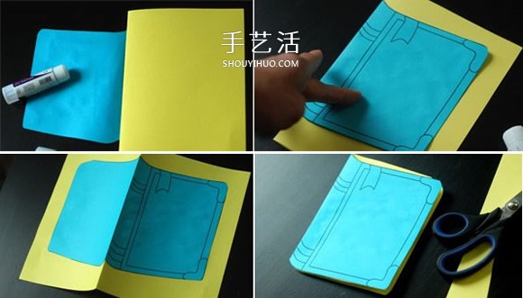 有創(chuàng)意的卡通賀卡手工制作 偽裝成一本書！ -  itrip.net.cn