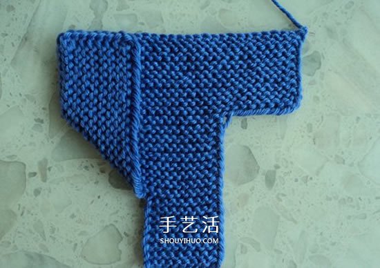 兩種毛線搭配 手工編織漂亮地板鞋的織法圖解 -  itrip.net.cn