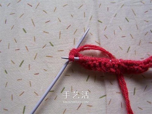 用棒針平針手工編織保暖拖鞋的方法圖解 -  itrip.net.cn