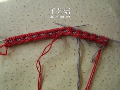 用棒針平針手工編織保暖拖鞋的方法圖解 -  itrip.net.cn