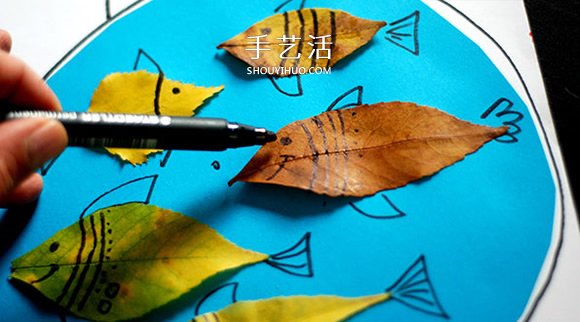 不用換水不用喂食！樹(shù)葉貼畫(huà)可愛(ài)魚(yú)缸的方法 -  itrip.net.cn