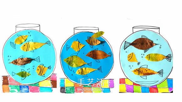 不用換水不用喂食！樹(shù)葉貼畫(huà)可愛(ài)魚(yú)缸的方法 -  itrip.net.cn