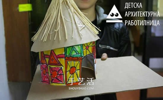 幼兒園手工小房子做法 自制圓形尖頂房子教程 -  itrip.net.cn