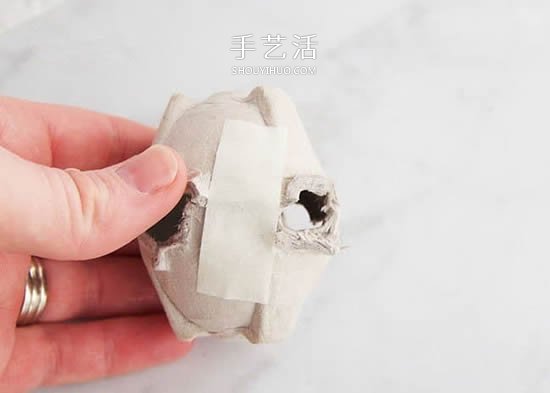 雞蛋托環(huán)保小制作 做一個(gè)可愛(ài)的兔子收納盒 -  itrip.net.cn