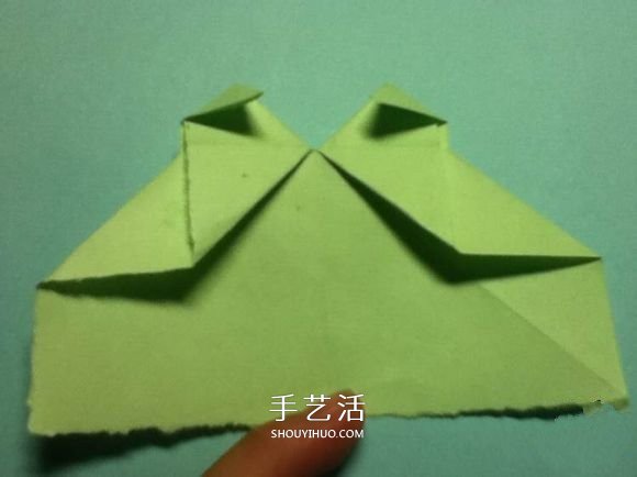 折疊四個愛心 組合成代表幸運的四葉草圖解 -  itrip.net.cn