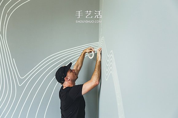 膠帶就是我的畫筆！用膠帶粘貼而成的街頭涂鴉 -  itrip.net.cn