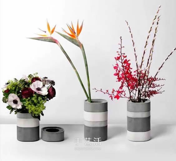 用水泥制作花盆的過(guò)程 簡(jiǎn)單還帶有治愈效果！ -  itrip.net.cn