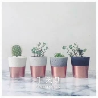 用水泥制作花盆的過(guò)程 簡(jiǎn)單還帶有治愈效果！ -  itrip.net.cn