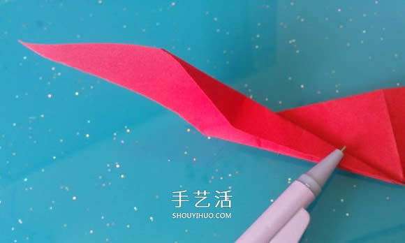 自帶翅膀會飛的心 手工折愛心翅膀的折法圖解 -  itrip.net.cn