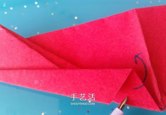 自帶翅膀會飛的心 手工折愛心翅膀的折法圖解 -  itrip.net.cn