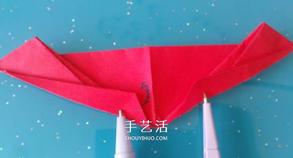 自帶翅膀會飛的心 手工折愛心翅膀的折法圖解 -  itrip.net.cn