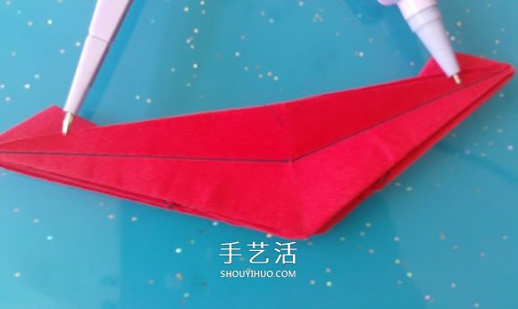 自帶翅膀會飛的心 手工折愛心翅膀的折法圖解 -  itrip.net.cn
