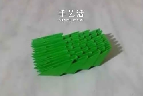 怎么做三角插坦克圖解 三角插制作小坦克方法 -  itrip.net.cn