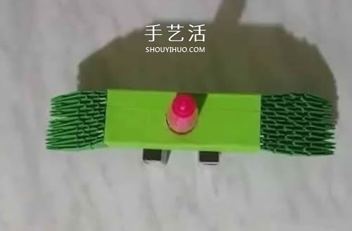 怎么做三角插坦克圖解 三角插制作小坦克方法 -  itrip.net.cn